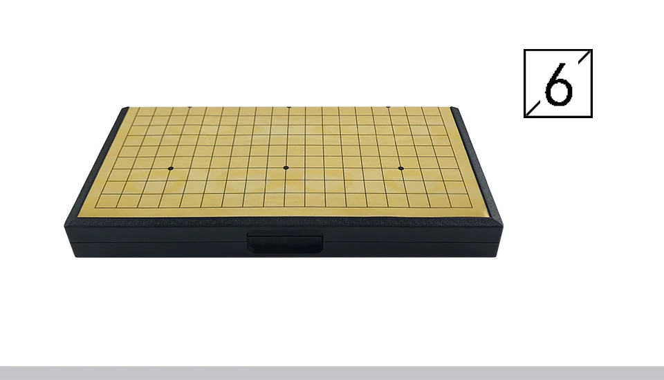 Новая полимерная игра Go, Детская образовательная черно-белая складная доска для игры в шахматы, коробка для путешествий, переносные шахматы, магнитная Y