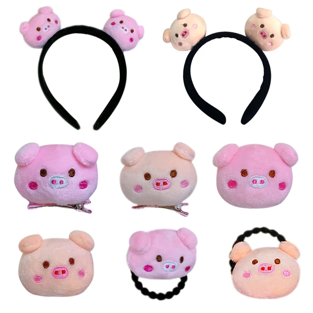 Милые Мультяшные розовые животные для детей и взрослых пушистые плюшевые куклы