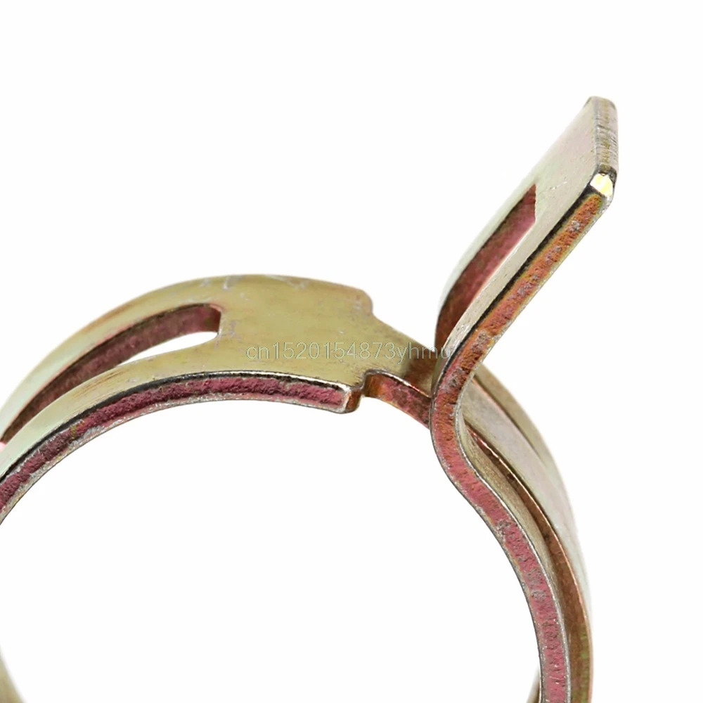 

10Pcs 16mm Spring Clip Fuel Line Hose Water Pipe Air Tube Clamps Fastener #L057# new hot