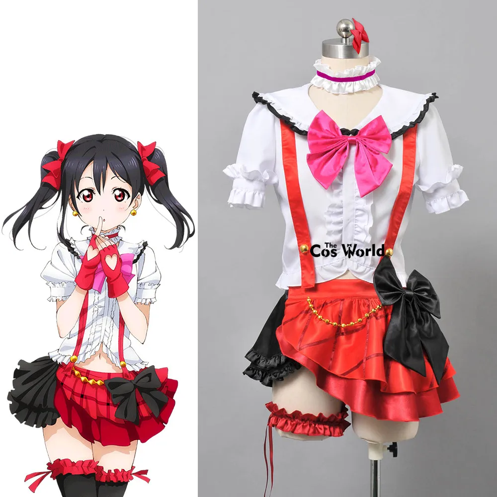 Женский костюм для косплея Love Live Bokura wa Ima no Naka de OP1 Нико Ядзава|anime cosplay costumes|cosplay