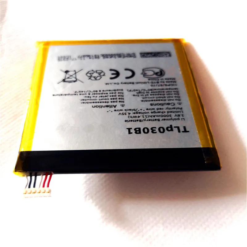 3000 мАч TLp030B1 батарея для сотового телефона Alcatel One Touch S7 / 7045Y 7045D 7045A Flash 2 7049D с