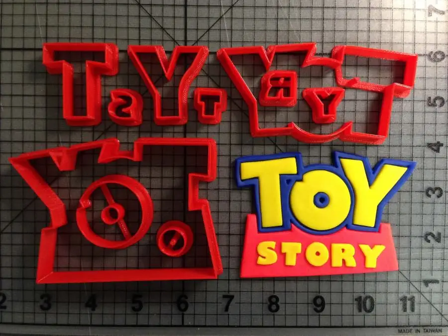Игрушка логотип набор резаков для печенья помадка кекс Топ форма на заказ 3D печать для украшения торта инструменты кухонные инструменты - Цвет: NO121-2