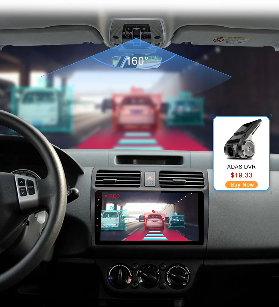 Junsun V1 2G+ 32G Android 9,0 DSP автомобильный Радио мультимедийный плеер для Suzuki Swift 2003-2010 2007 навигация gps 2 din DVD