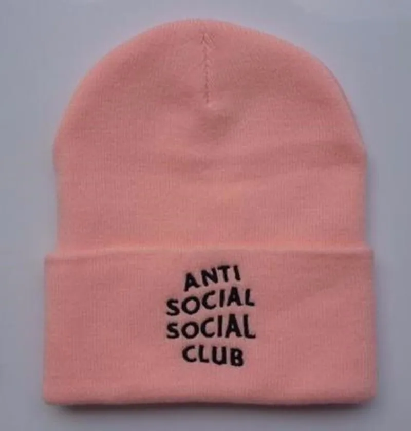 2016 Новая Шляпа Женский Анти Social Club Вышитые Печатных Hat Трэвис Scotts Теплые Мужчины И