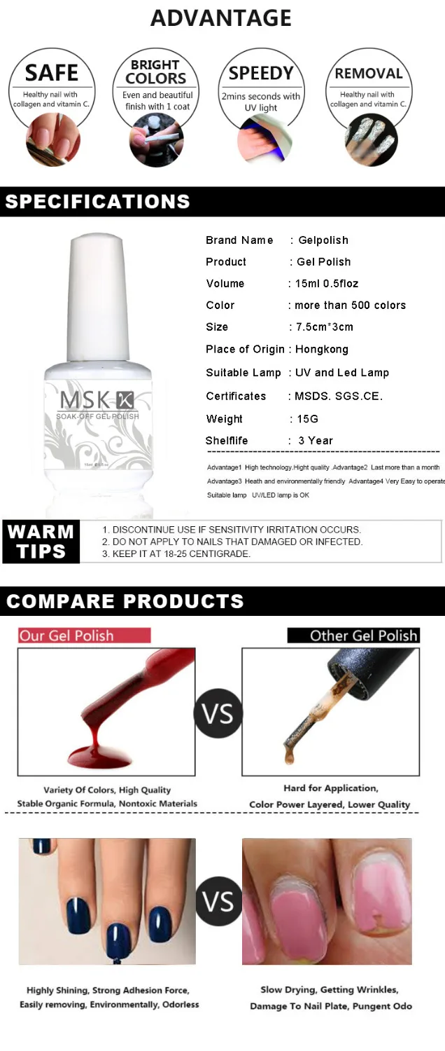 Сыр Конфеты 36 Цвета выдерживает с Светодиодных УФ Гель Лак Для Ногтей GelPolish 15ml B 6469