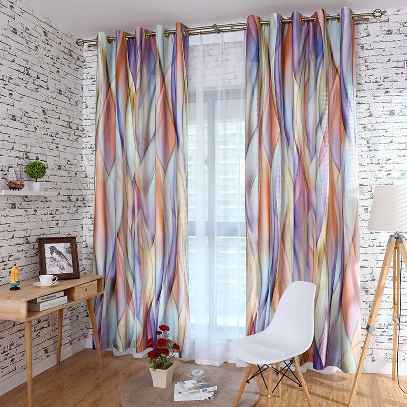 Занавески с 3D принтом занавески для гостиной экологически чистые кашемировые