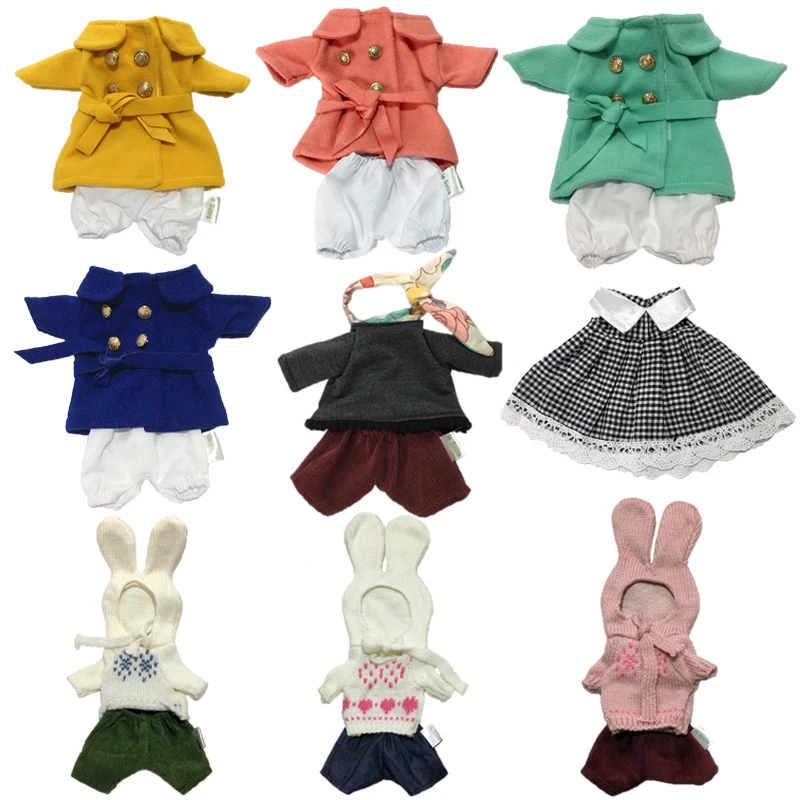 30 см Одежда для кукол кролик кошки медведи плюшевые игрушки 1/6 BJD одежда куклы ветрозащитный свитер Одежда для девочек игрушки для детей Подарки