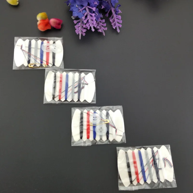 Новый 100 Набор Мини Портативный комплект для шитья игольчатая нить набор штифтов