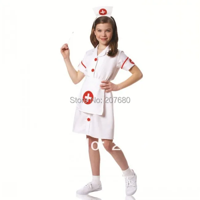 

Nurse costumes Party fancy dress Halloween costumes for school girls Stage performing clothing