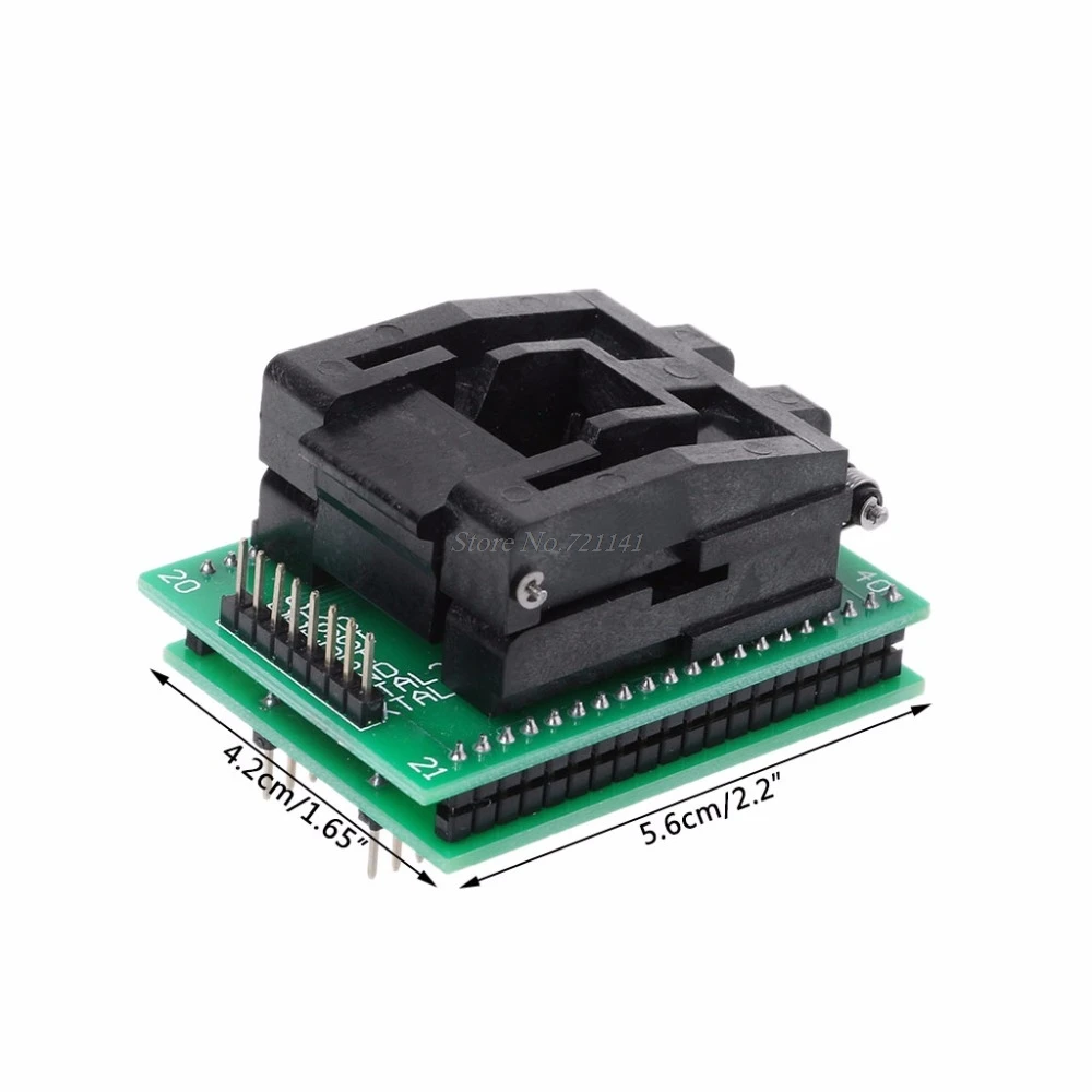 Адаптер программирования TQFP44 К DIP40 IC Socket STC Turn сиденье для записи Прямая