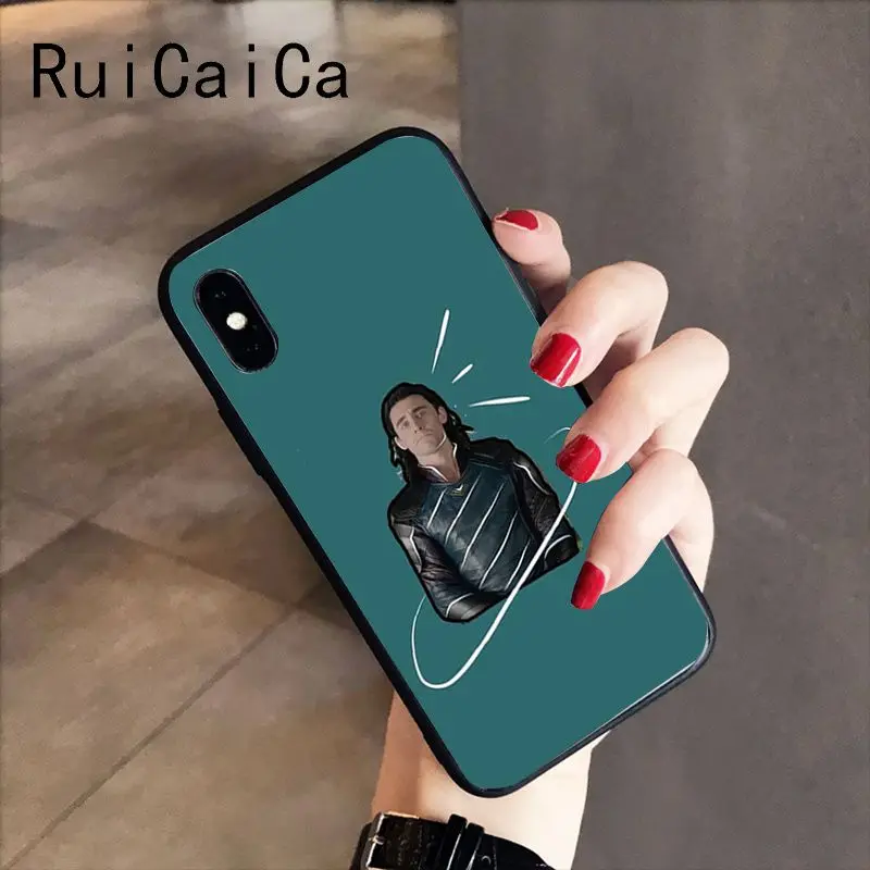 RuiCaiCa Marvel Hero Loki Luxury Unique Design PhoneCase for iPhone 8 7 6 6S 6Plus 5 5S SE XR X XS MAX Coque Shell | Мобильные