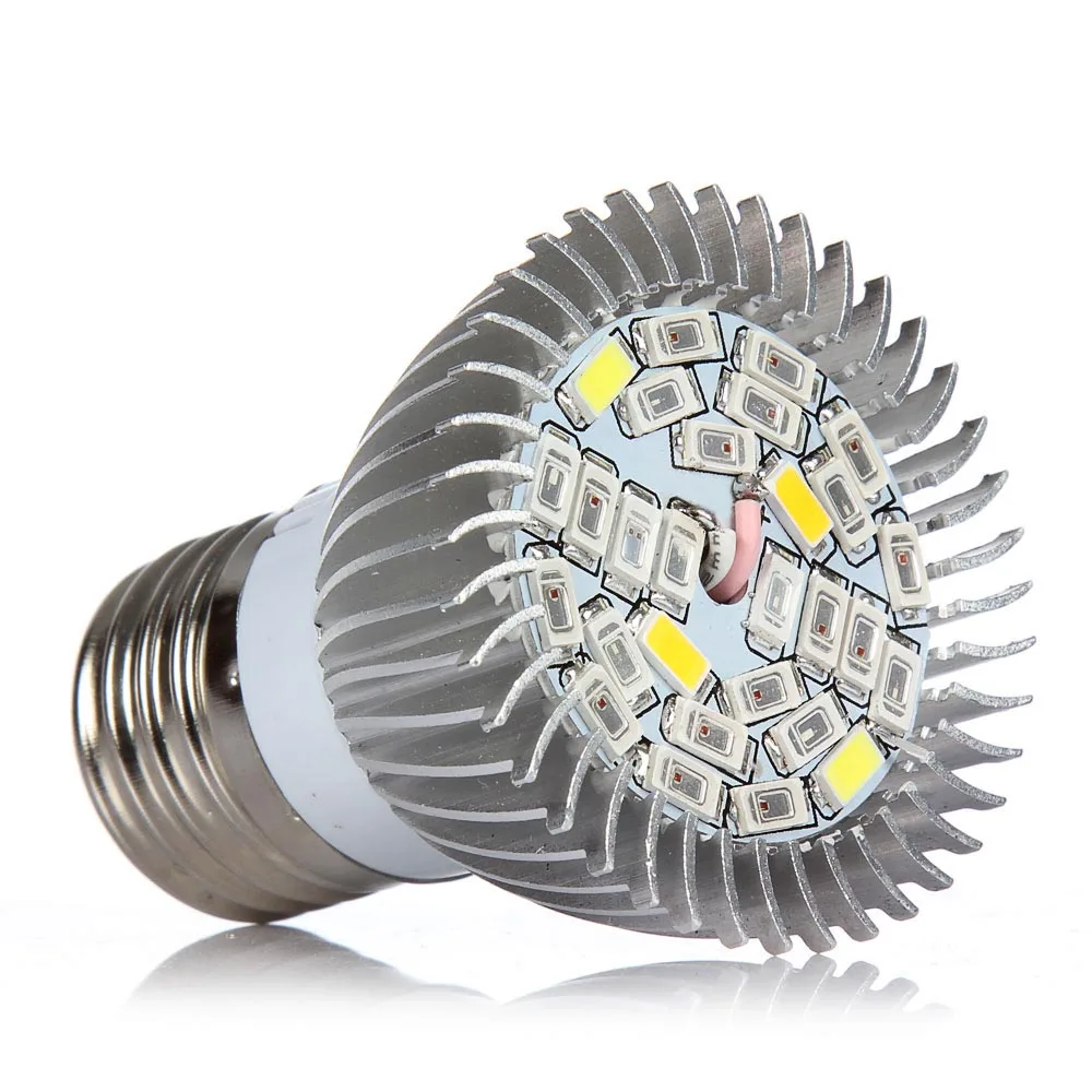 Светодиодная лампа полного спектра для выращивания растений E27/GU10/E14 комнатная