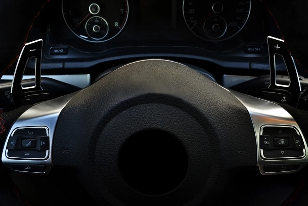 Автомобильные лопатки рулевого колеса из алюминиевого сплава для Volkswagen VW Golf 6 MK6