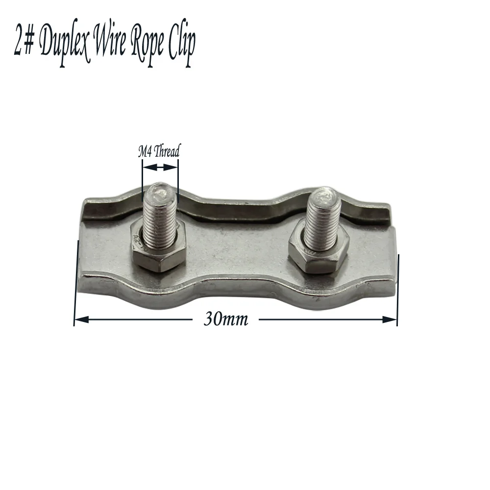 304 зажим для троса из нержавеющей стали простая ручка Кассетный дуплексный