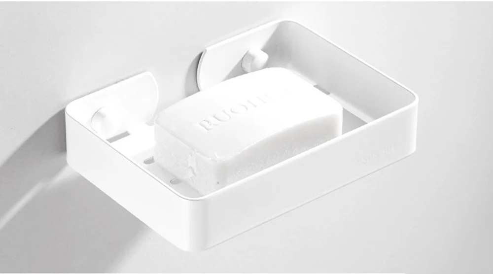 Stainless Steel Soap Dish Bathroom Storage Soap Rack Plate Box Container Wall Storage Rack Holder