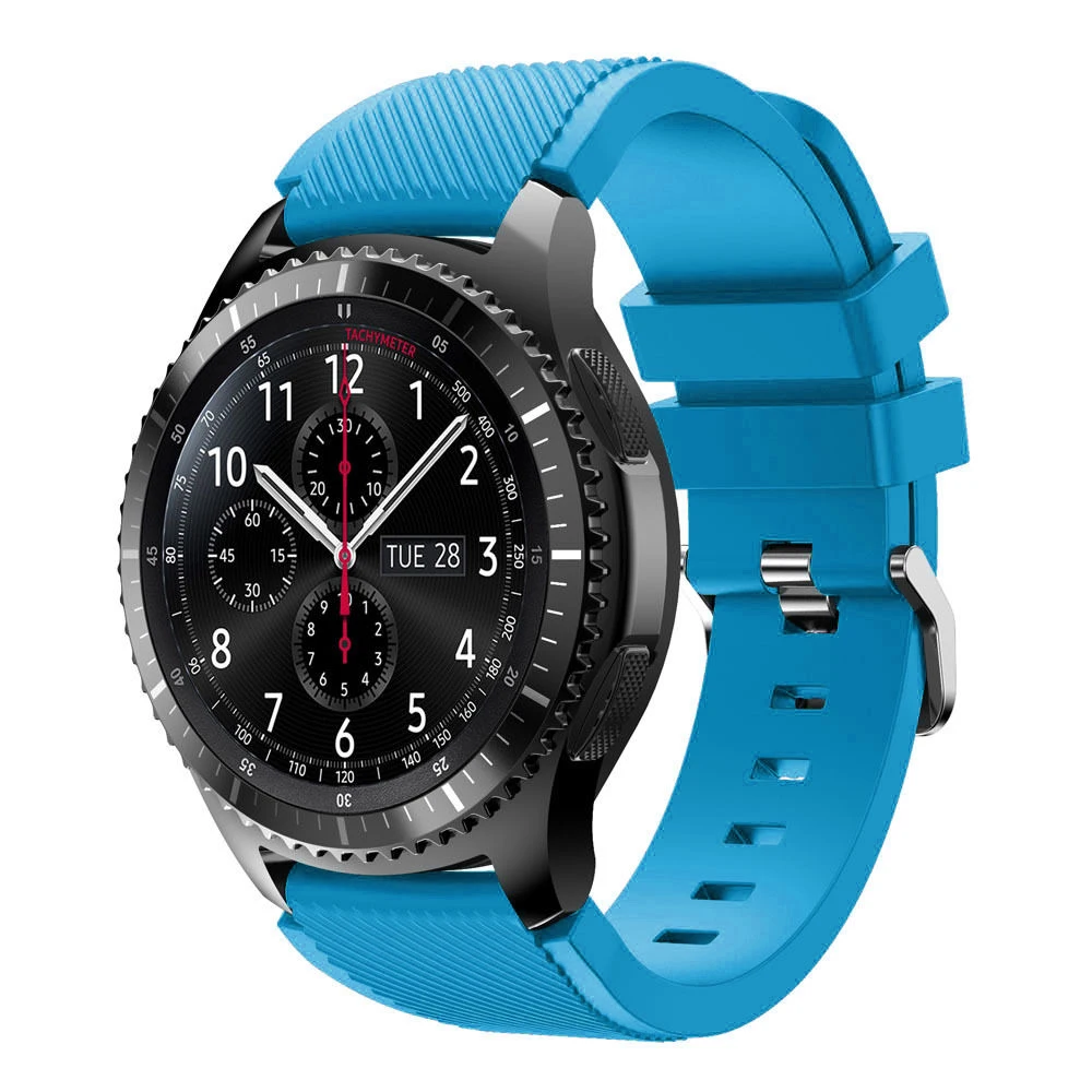 Gear S3 Frontier ремешок для samsung Galaxy watch 46 мм ремешок 22 мм силиконовый ремешок для часов браслет huawei часы GT ремешок S 3 Классический 46