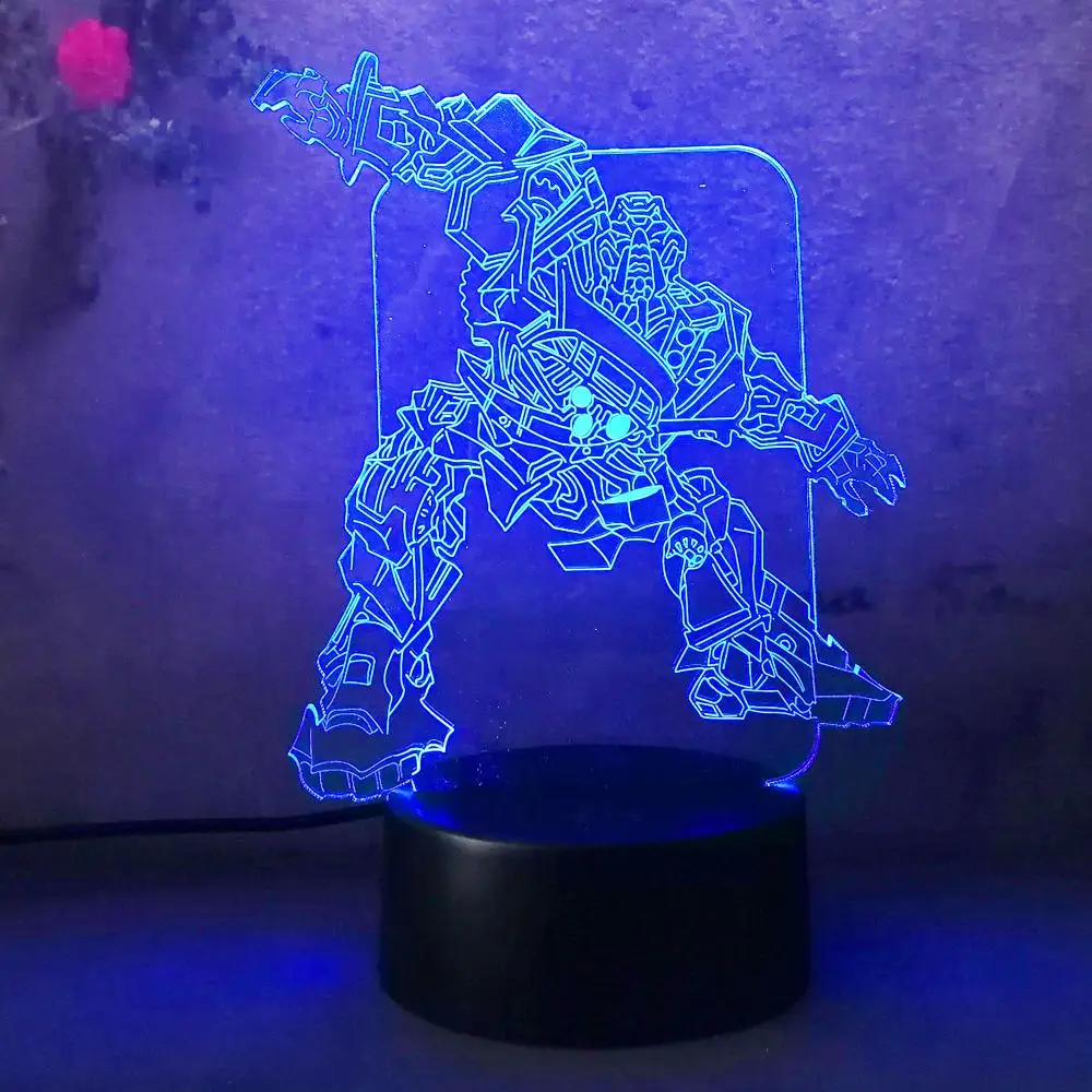 3D RC игрушка Фигурка трансформера Автоботы Шмель робот Оптимус ночник ребенок