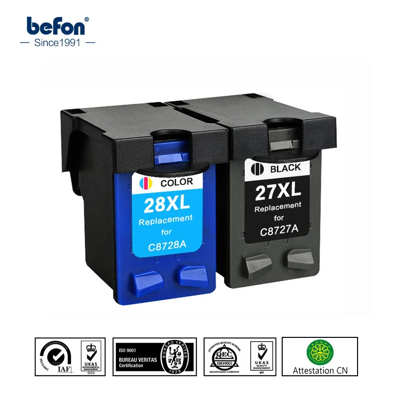 Картридж для HP 27 28 Deskjet 3320 3325 3420 3535 7150 2110 6110|replacement cartridge|cartridge for hpink cartridge hp |