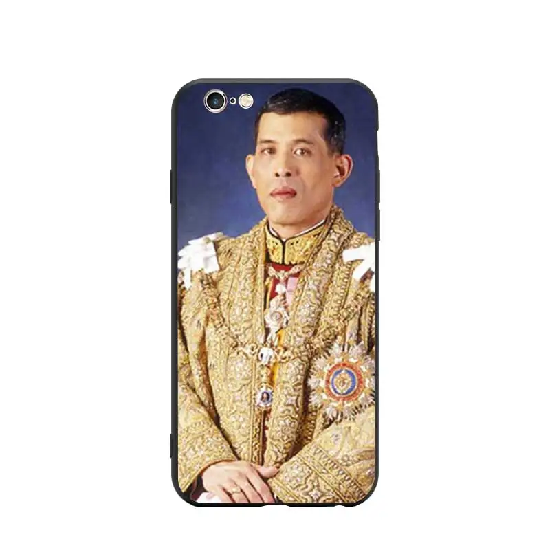 ТПУ чехол для iPhone 6 7 8 S XR X Plus 11 Pro Max с изображением короля Махи ваджиралонгкорна |