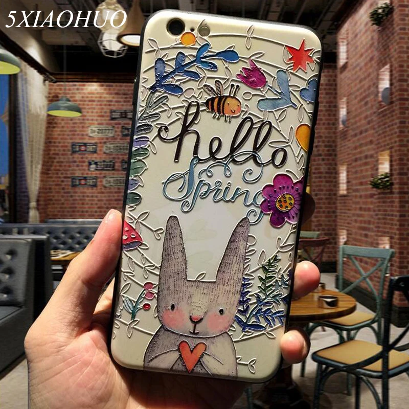 5 xiaohuo высокого класса 3D с объемным помощи телефона Shell для Apple iPhone 7 Чехол Мода