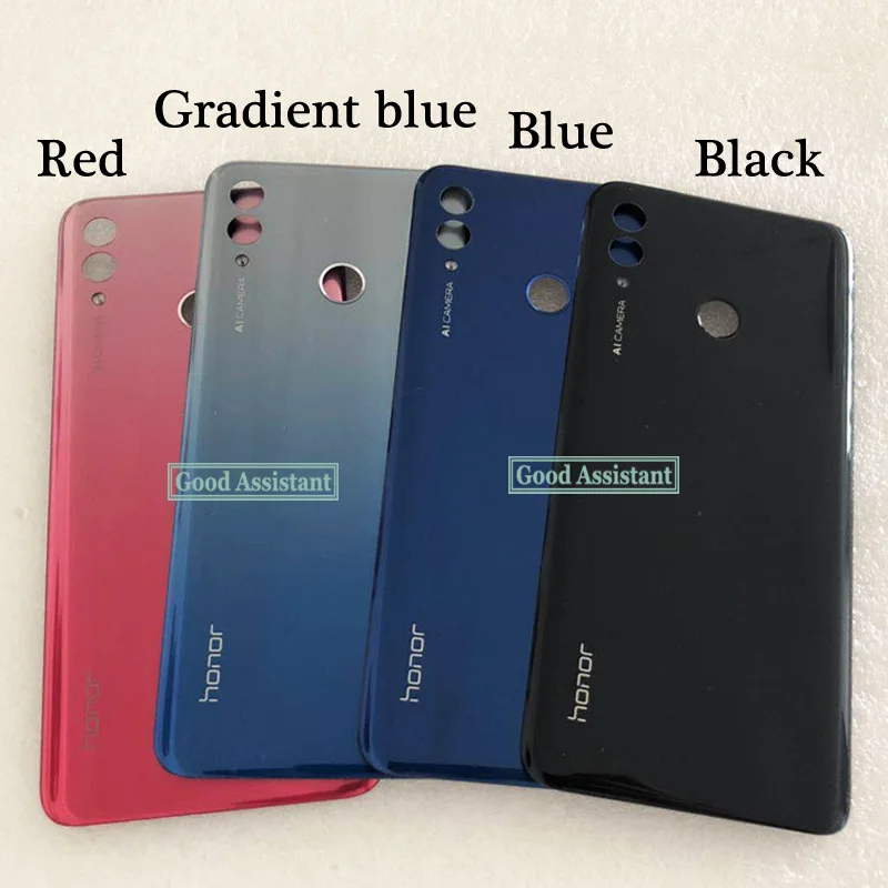 Для huawei Honor 10 Lite HRY-LX2 HRY-L22 HRY-LX1 HRY-L21 HRY-AL00 HRY-TL00 задняя Батарея крышка дверца батарейного Корпус чехол сзади Стекло запчасти