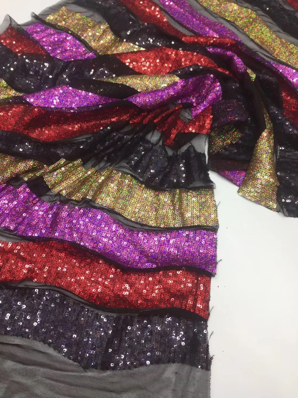 Новинка блестящая ткань с блестками на сетке кружевная для платья одежда платье