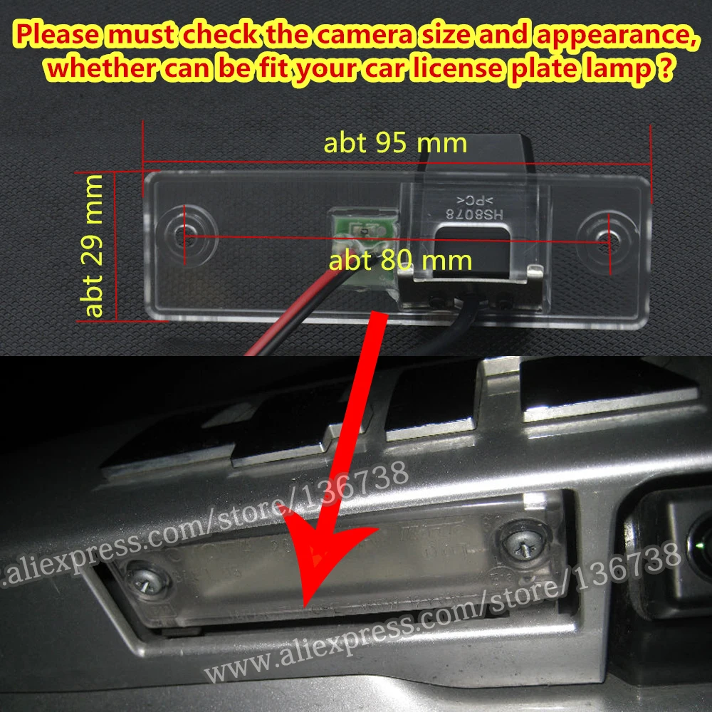 Для Toyota Asia Land Cruiser LC150 4runner Fortuner SUBARU SW4 IMPREZA WRX sedan Car Full HD 1280*720 камера заднего вида|rear