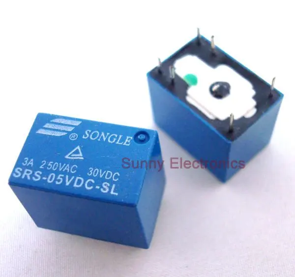 100 шт. 4100 JRC-21F 5 в постоянного тока SRS-5VDC-SL реле питания 6PIN 12VDC 24VDC