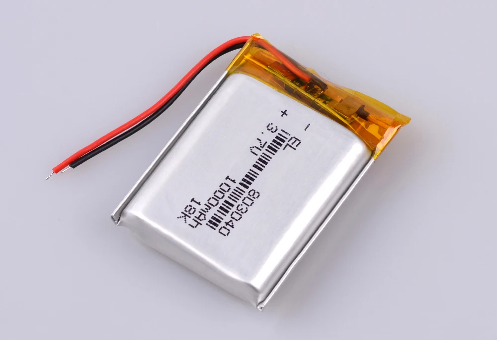 3,7 в 1000 мАч 803040 литий-полимерный литий-ионный аккумулятор для Mp3 MP4 MP5 gps psp мобильных карманных ПК электронных книг bluetooth