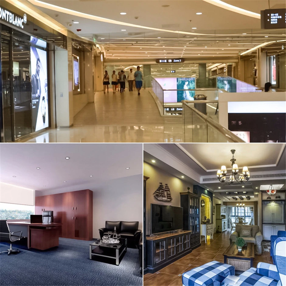 Круглый светодиодный панельный светильник 220В Точечный ультра тонкий