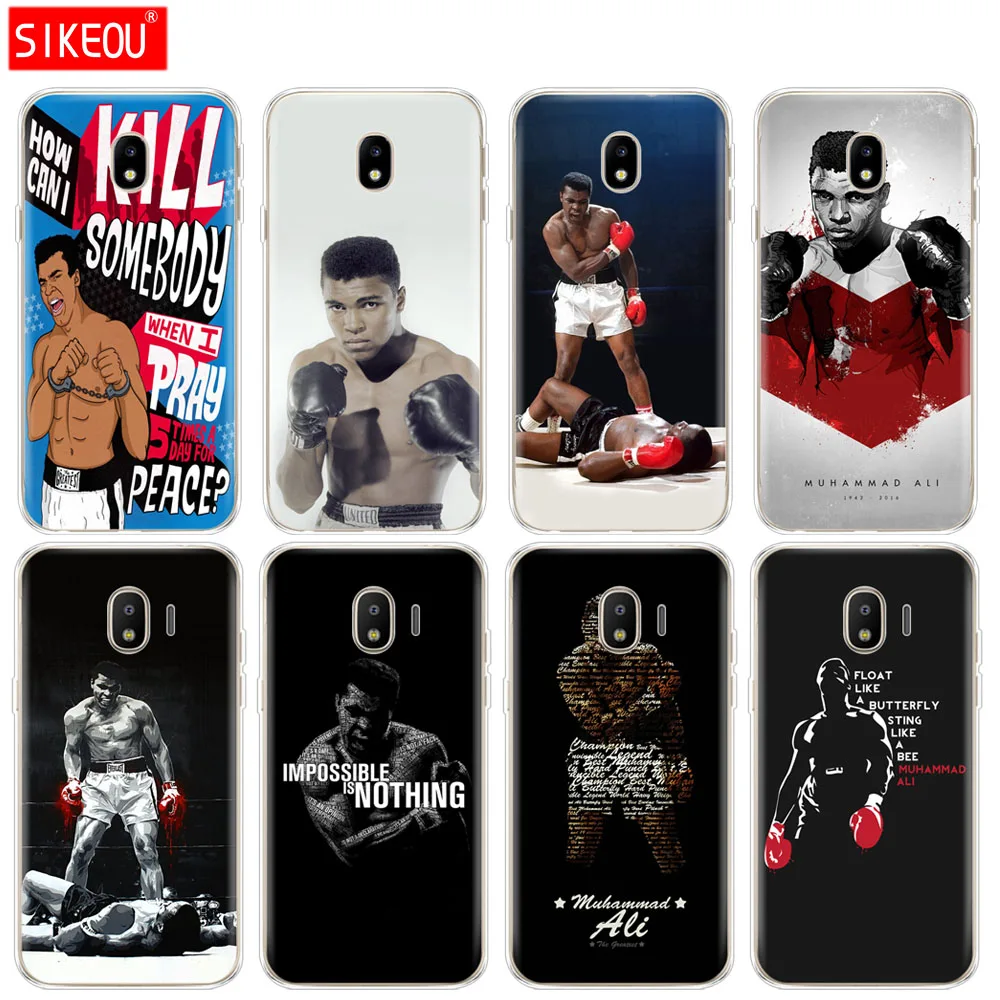 Силиконовый чехол для телефона Samsung Galaxy J3 J5 J7 2017 года J330 J530 J730 PRO j2 2018 Muhammad Ali boxing