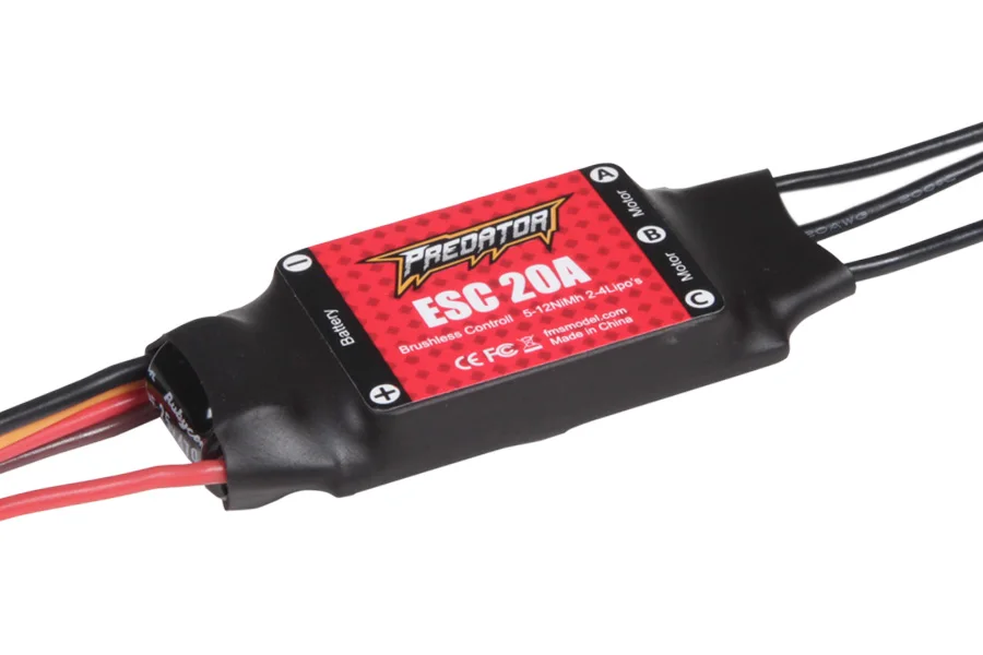 

FMS RC Airplane Parts 20A ESC Speed Control for 1100mm / 1.1m Cessna 182 Model Plane Spares