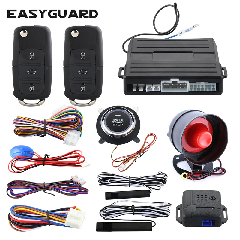 Система бесключевого доступа EASYGUARD pke дистанционный стартер кнопка запуска