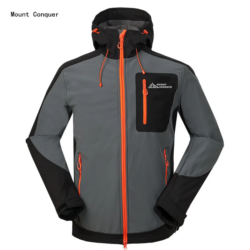 Новая Мужская ветрозащитная водонепроницаемая куртка для альпинизма бренда Conquer