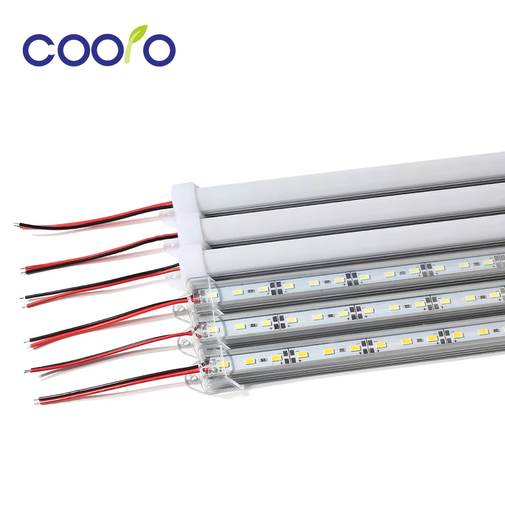 5 шт./лот DC12V SMD 5630 LED Bar light Hard Light с крышкой ПК 36LED 0 m холодный белый/теплый белый/R/G/B|led