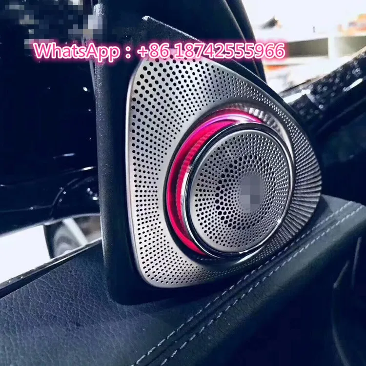 C Класс w205 Твиттер аудио интерьерная атмосферная подсветка для W205 C180 C200 C43 C63 3D акустическая звуковая система