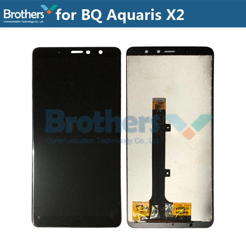 for bq aquaris x2 lcd display touch screen digitizer for bq aquaris x2 lcd assembly lcd screen phone replacement tested working free global shipping