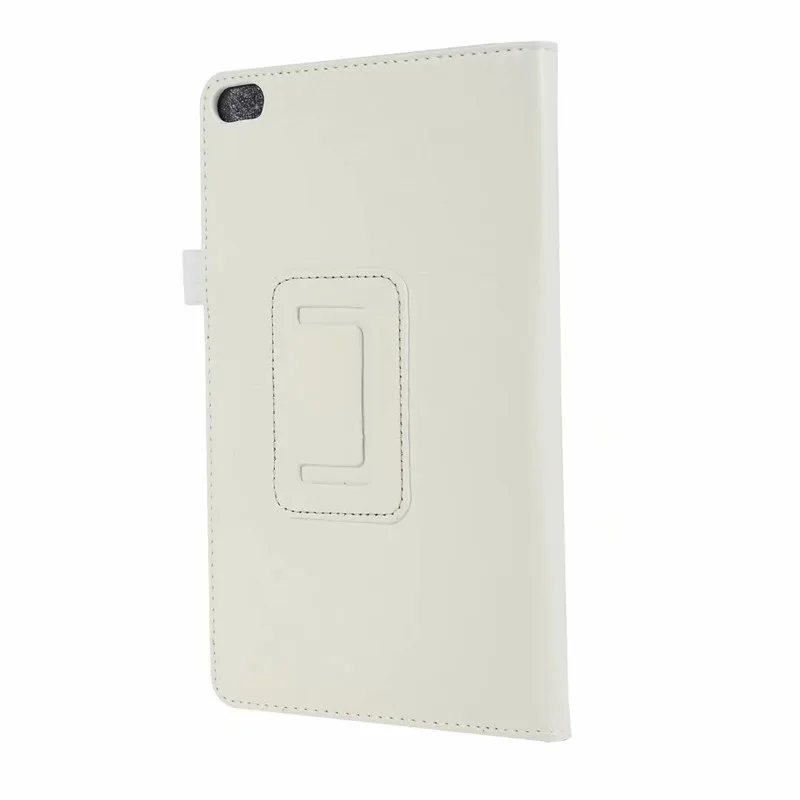 white Тонкий чехол-книжка из искусственной кожи с зернистой текстурой для lenovo Tab E8 TB-8304F TB-8304L 8 дюймов - Цвет: white