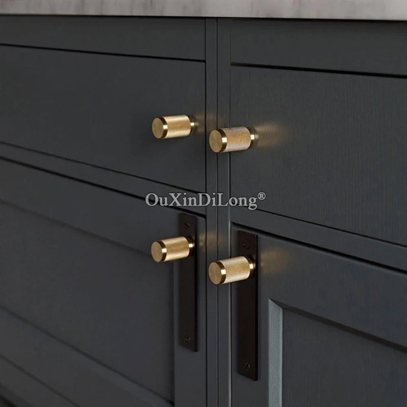 

HOT 20PCS European American Solid Brass Kitchen Cabinet Pulls Cupboard Wardrobe Drawer Wine Cabinet Pulls Handles and Knobs