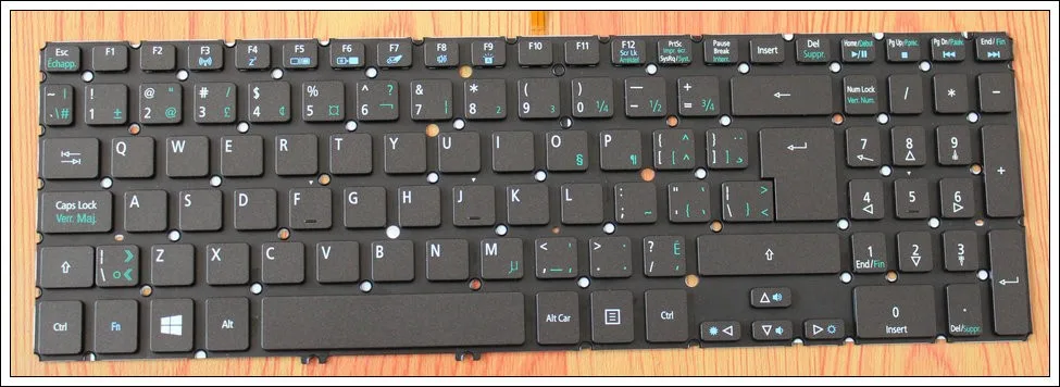 Клавиатура для acer Aspire V5 V5-531 V5-531G V5-551 V5-551G V5-571 V5-571G V5-571P V5-571PG V5-531P клавиатура с подсветкой Fr. Канадский