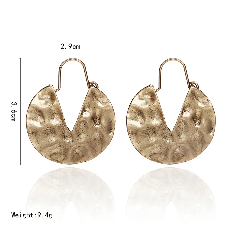 2018 классические винтажные Бохо круглые серьги обруч персонализированные