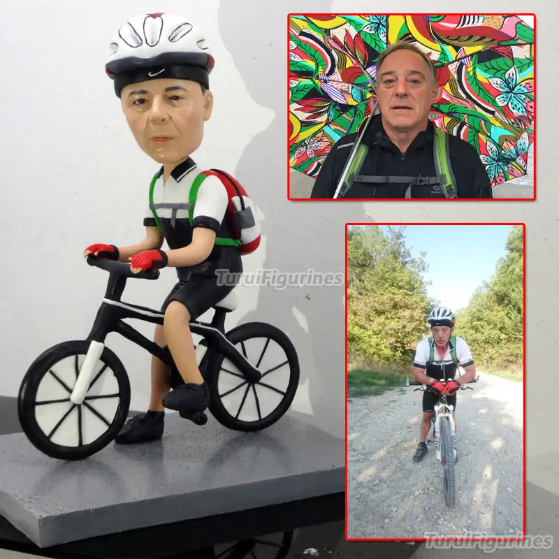 Кукла из полимерной глины ooak детский мотоцикл для невесты и жениха байкера пары