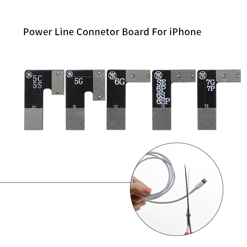 1 шт. DC питание телефон ток тест Conector доска для iPhone 5 5S SE 6G 6S Plus 7 7plus ремонт разъем