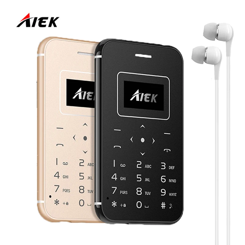 AIEK/AEKU X8 Новый Ультра Тонкий Карты Мобильного Телефона Мини Карманные Студенты