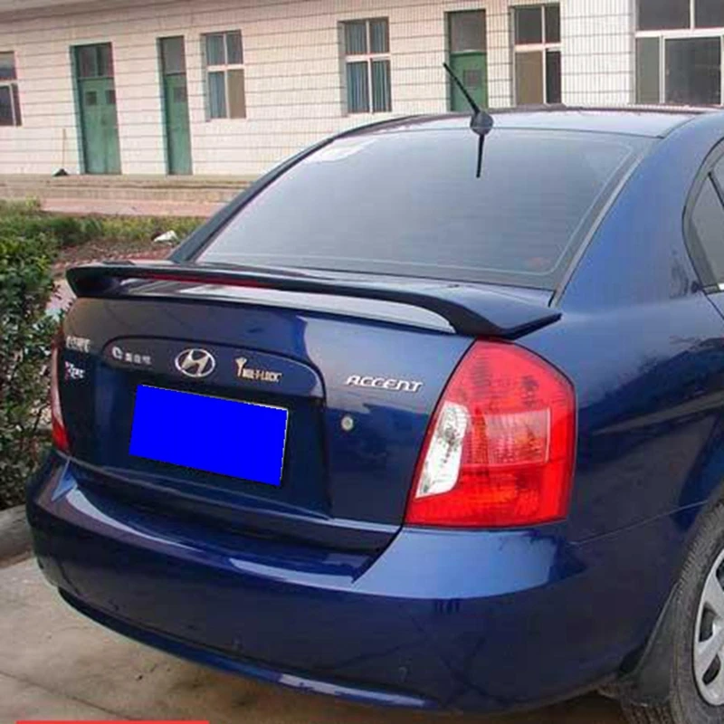 Задний спойлер для Hyundai Accent АБС пластик цветной задний 2008 2013|rear spoiler|car rear wingrear wing |