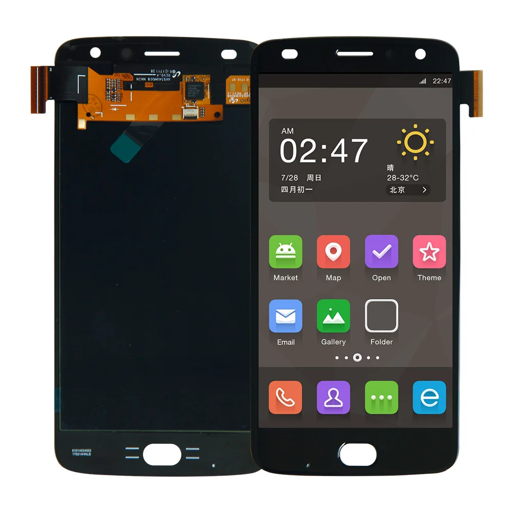 Для Motorola Moto Z Z2 Z3 Play ЖК-дисплей кодирующий преобразователь сенсорного экрана в сборе+ Инструменты