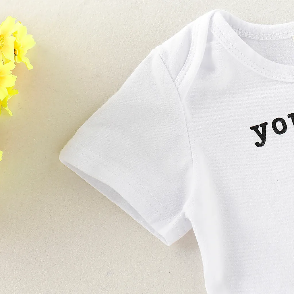 Комбинезон с подсолнухом для новорожденных девочек и мальчиков топы штаны