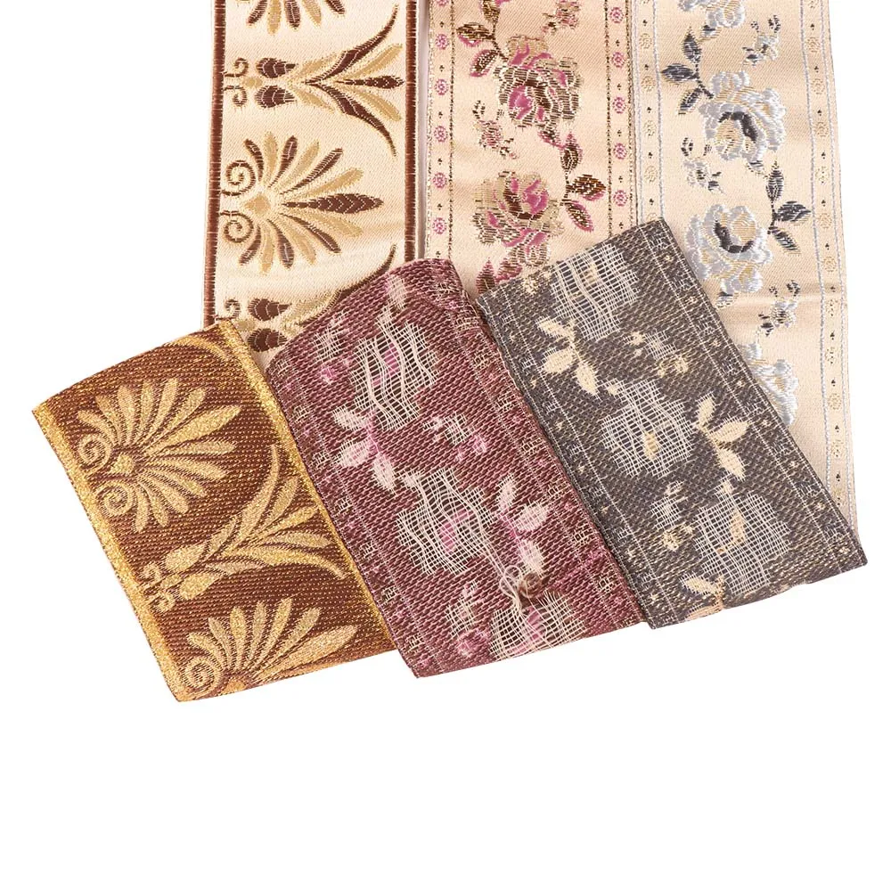 2Y/lot 60mm Folk-custom Ribbon Flower Embroidery Curtain Making Material For Tissue Kids Bedding DIY Bag Materials | Дом и сад