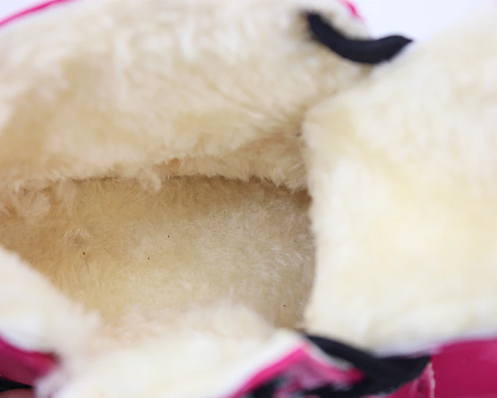 2018 новые детские зимние сапоги из искусственной кожи непромокаемые для девочек и