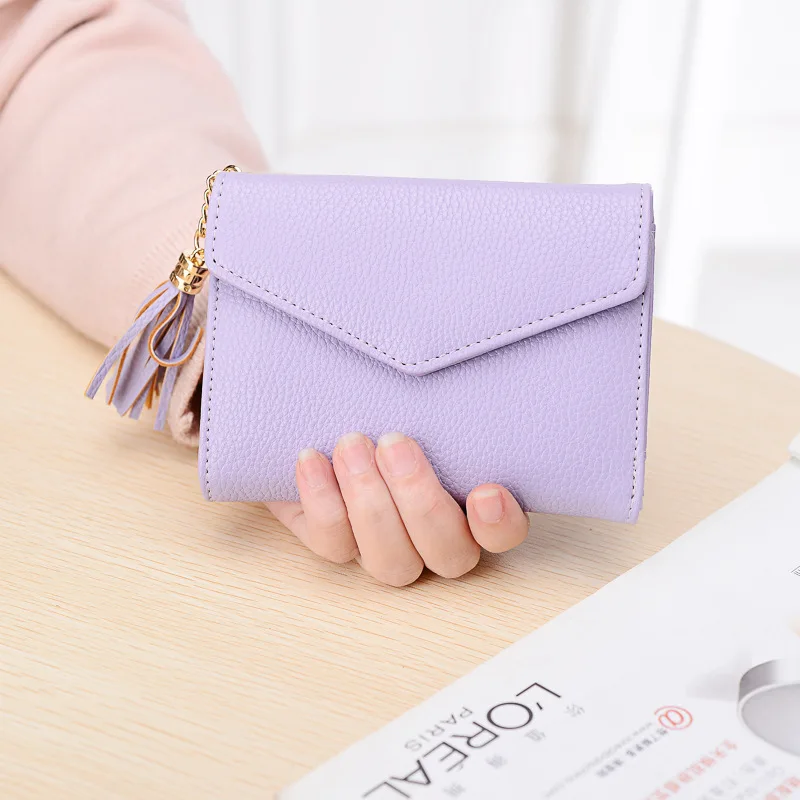 DALFR Женский кошелек из искусственной кожи для монет Дамский клатч на молнии